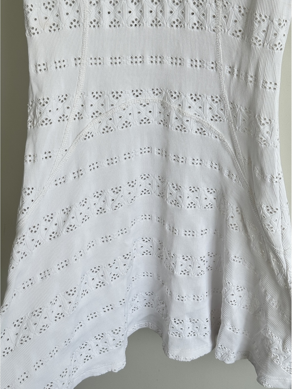 Veronica Beard L’Etoile Sport Zip Front Pointelle Lace Tennis Dress XS White - Picture 13 of 15